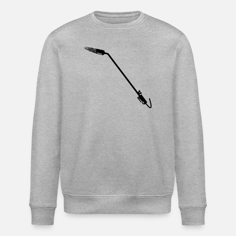 Dachdecker-Gasbrenner - Stanley/Stella Unisex Bio-Sweatshirt ROLLER - Grau meliert