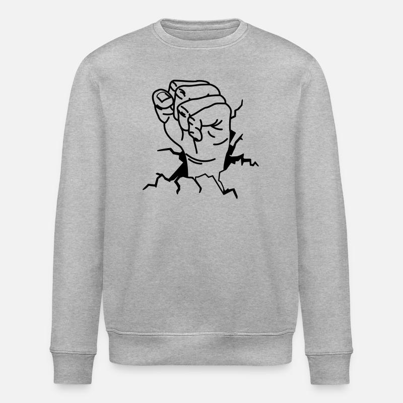 FAUST - Stanley/Stella Unisex Bio-Sweatshirt ROLLER - Grau meliert
