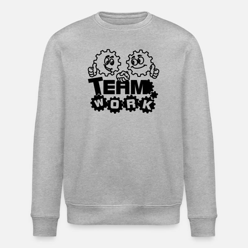 Teamwork - Stanley/Stella ROLLER Unisex Organic Sweatshirt - heather grey