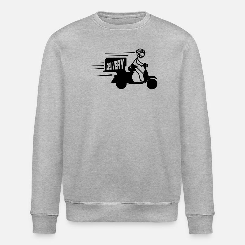 Scooter-Paket oder SMS-Lieferung - Stanley/Stella Unisex Bio-Sweatshirt ROLLER - Grau meliert