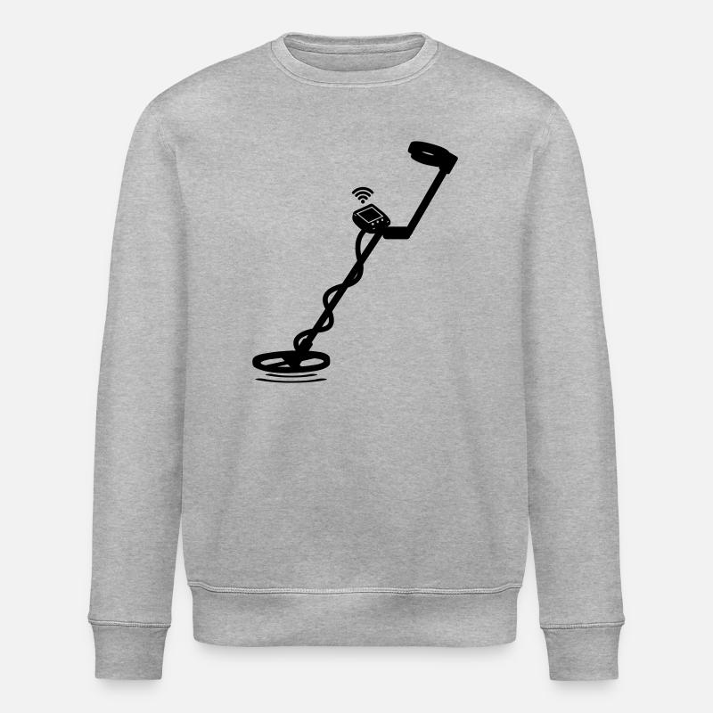 Détecteur de métaux - Sweat bio ROLLER Stanley/Stella Unisexe - gris chiné