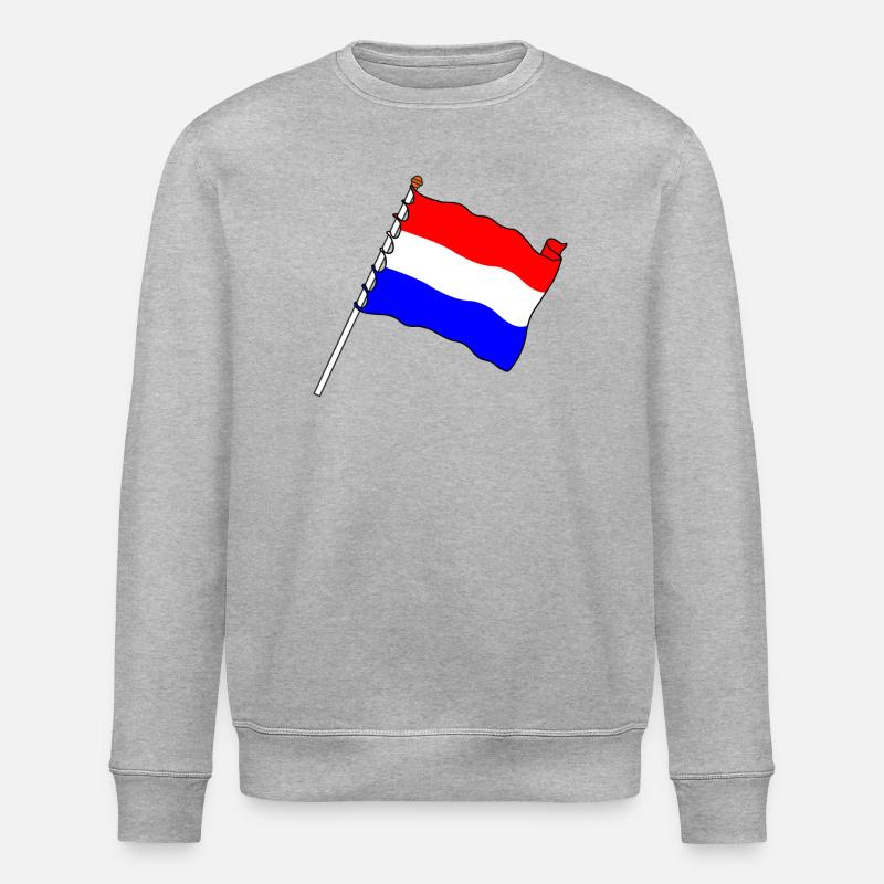 Drapeau Pays-Bas - Sweat bio ROLLER Stanley/Stella Unisexe - gris chiné