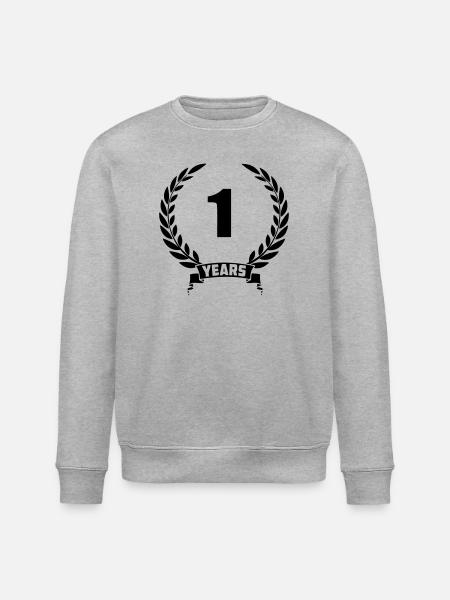 Couronne de laurier 1 - Sweat bio ROLLER Stanley/Stella Unisexe - gris chiné