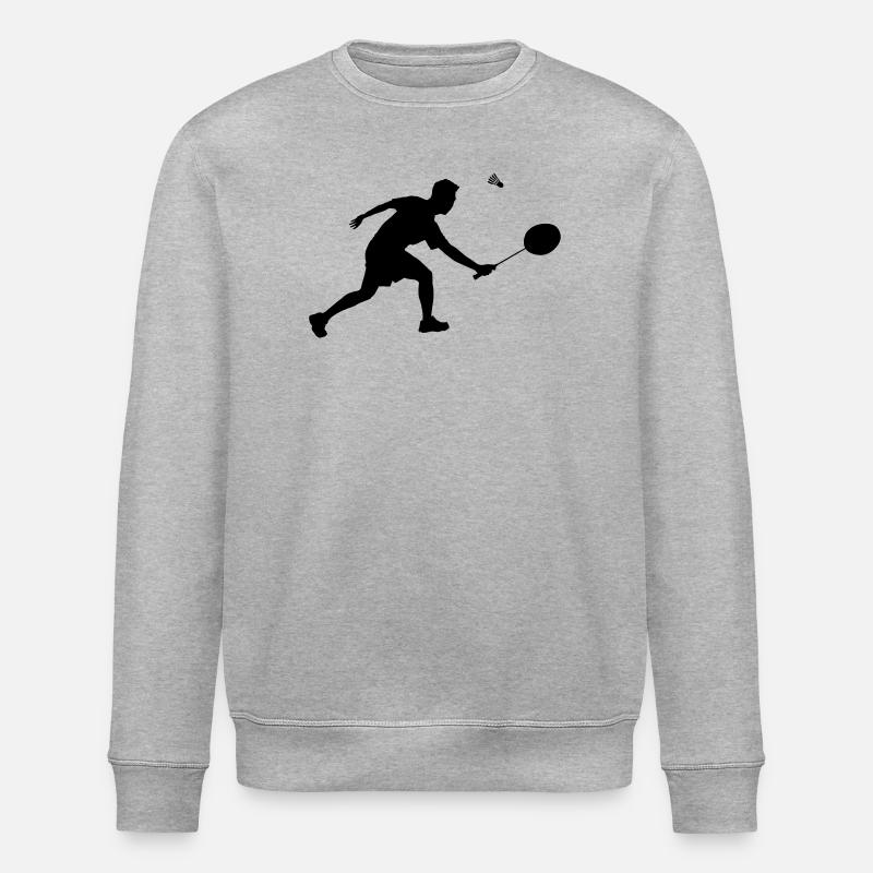 Badminton Schatten - Stanley/Stella Unisex Bio-Sweatshirt ROLLER - Grau meliert
