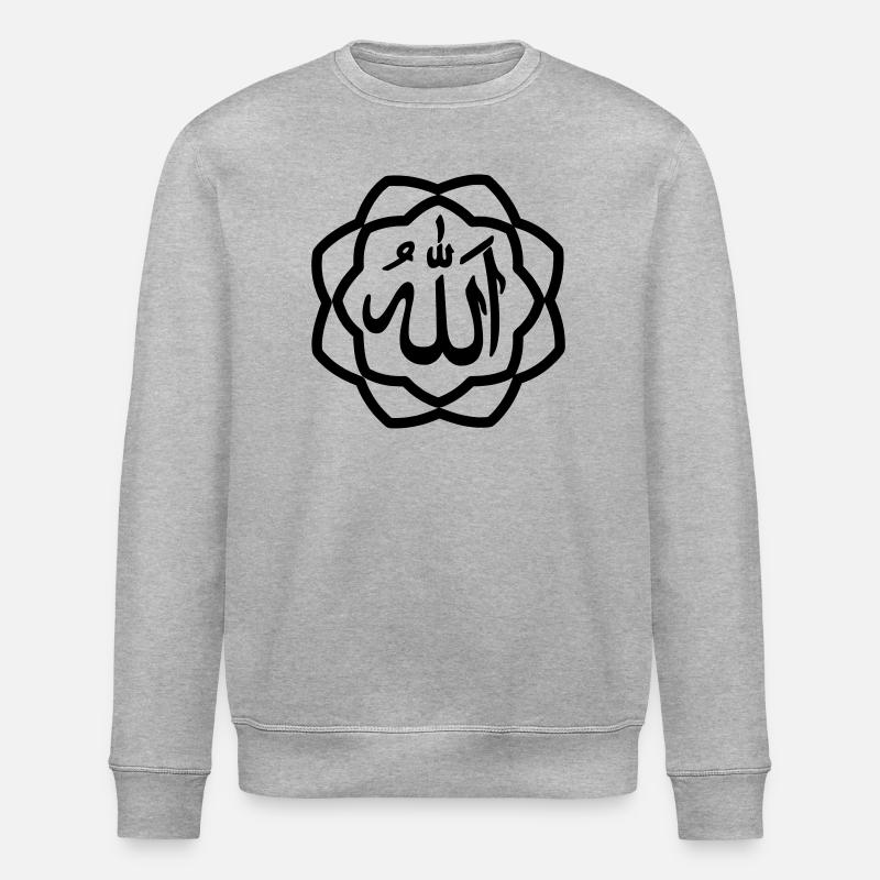 Logo d’Allah - Sweat bio ROLLER Stanley/Stella Unisexe - gris chiné