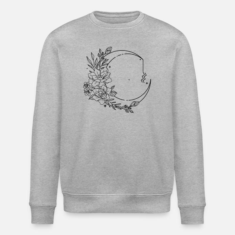 Astrologie du Verseau - Sweat bio ROLLER Stanley/Stella Unisexe - gris chiné