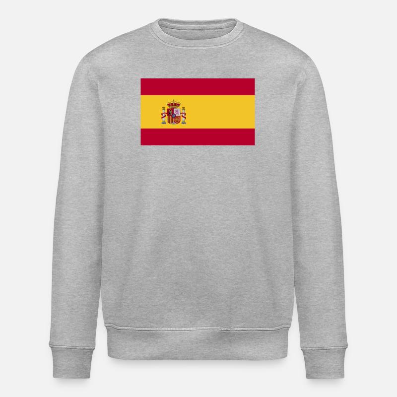 Drapeau national de l’Espagne - Sweat bio ROLLER Stanley/Stella Unisexe - gris chiné