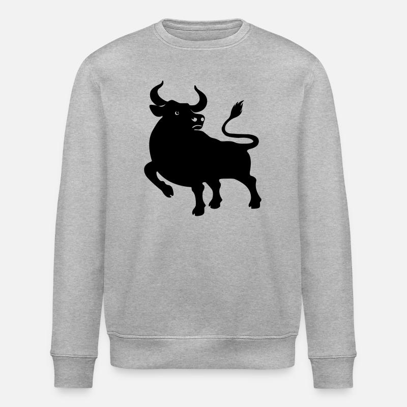 Os Schattenfigur - Stanley/Stella Unisex Bio-Sweatshirt ROLLER - Grau meliert
