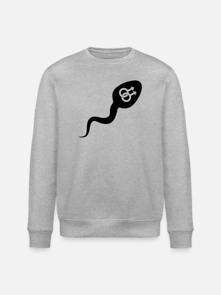 Sperm sperm homosexual - Stanley/Stella ROLLER Unisex Organic Sweatshirt - heather grey