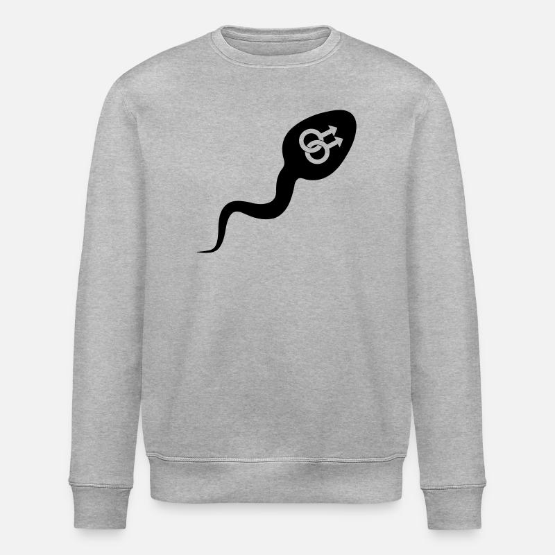 Sperm sperm homosexual - Stanley/Stella ROLLER Unisex Organic Sweatshirt - heather grey