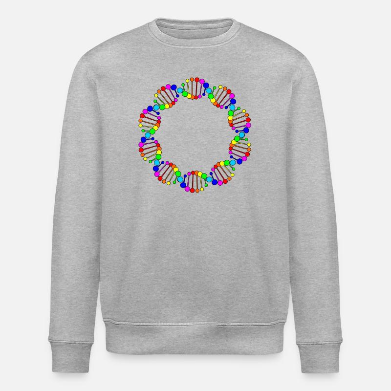 ADN ADN arc-en-ciel - Sweat bio ROLLER Stanley/Stella Unisexe - gris chiné