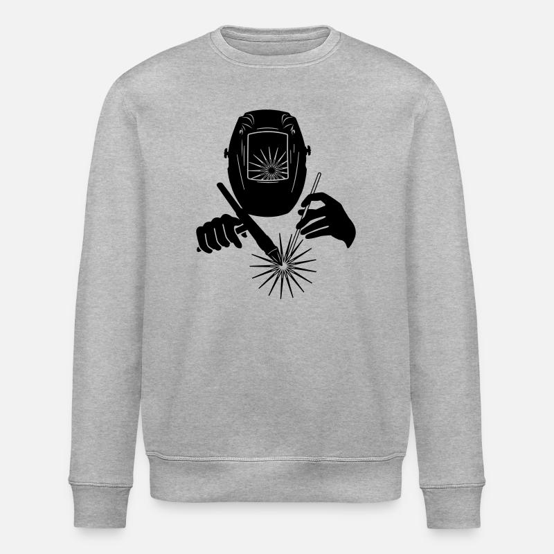 Schweißen - Stanley/Stella Unisex Bio-Sweatshirt ROLLER - Grau meliert