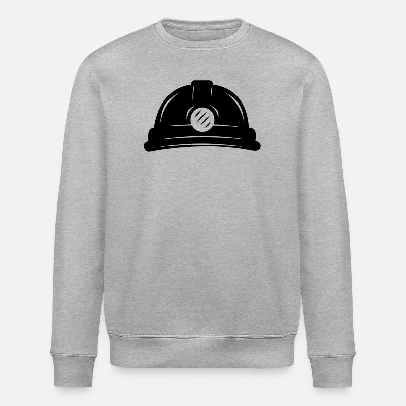 Bergmannshelm - Stanley/Stella Unisex Bio-Sweatshirt ROLLER - Grau meliert