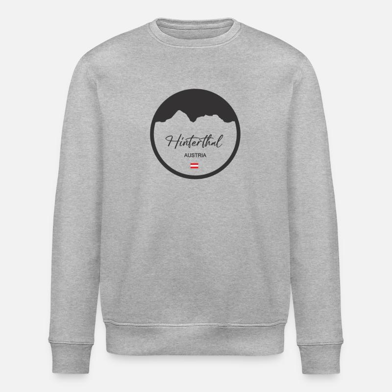 Hinterthal in dunkelgrau! - Stanley/Stella Unisex Bio-Sweatshirt ROLLER - Grau meliert