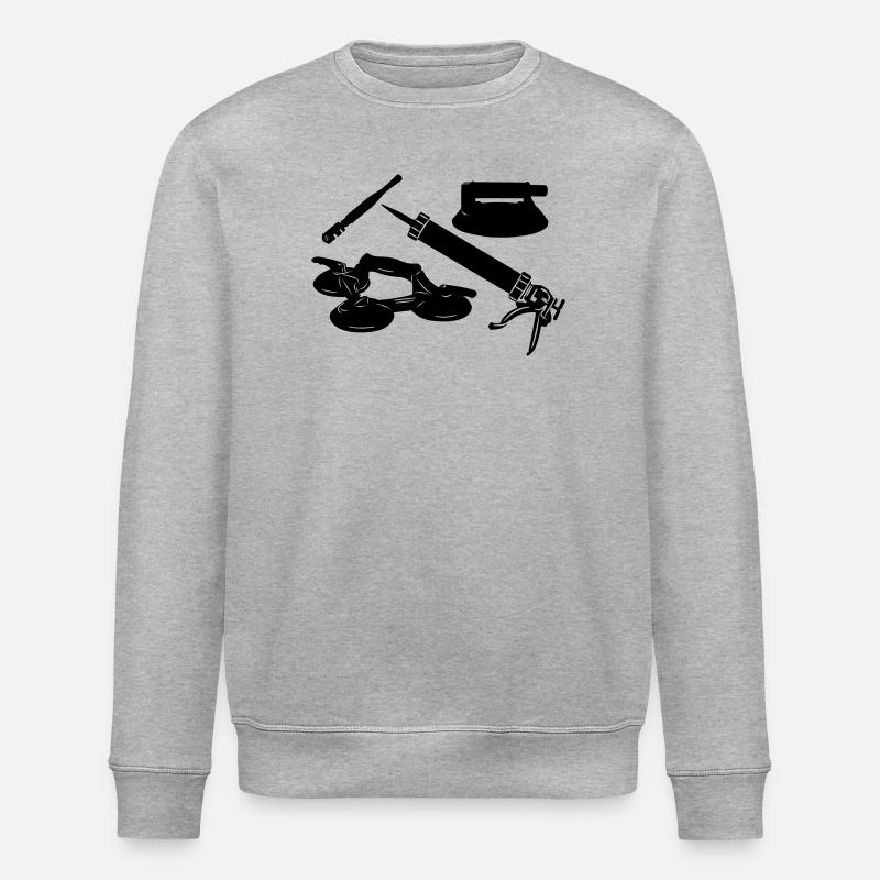 Outils vitrier - Sweat bio ROLLER Stanley/Stella Unisexe - gris chiné