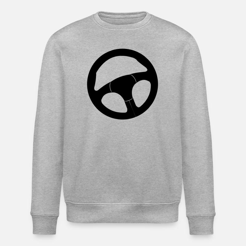 Auto Lenkrad - Stanley/Stella Unisex Bio-Sweatshirt ROLLER - Grau meliert