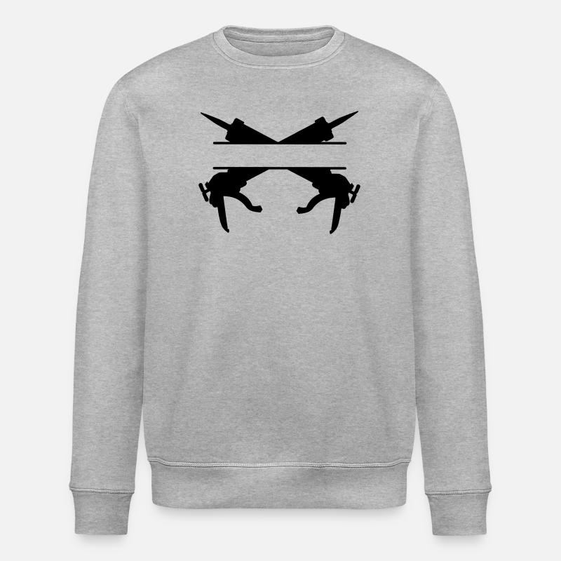 Logo du pulvérisateur de calfeutrage - Sweat bio ROLLER Stanley/Stella Unisexe - gris chiné