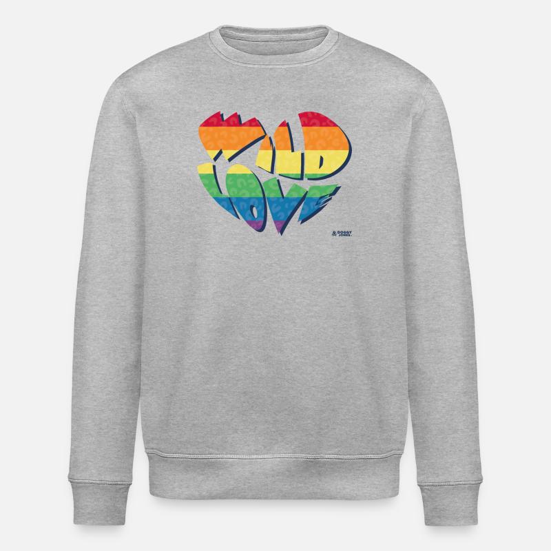 Wilde Liebe - Stanley/Stella Unisex Bio-Sweatshirt ROLLER - Grau meliert