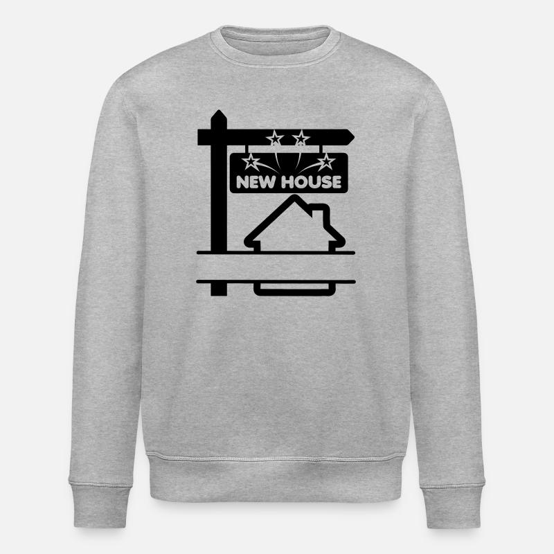 Agent immobilier maison neuve - Sweat bio ROLLER Stanley/Stella Unisexe - gris chiné
