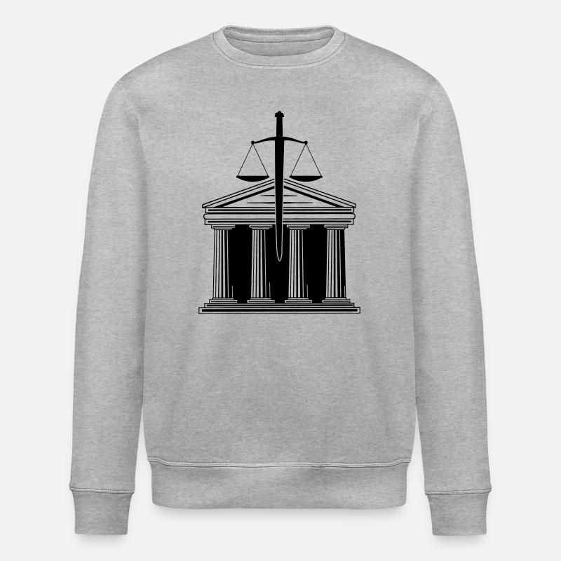 Hofschwertwaage - Stanley/Stella Unisex Bio-Sweatshirt ROLLER - Grau meliert