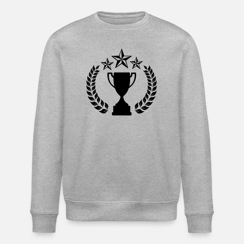 Couronne de laurier 08 - Sweat bio ROLLER Stanley/Stella Unisexe - gris chiné