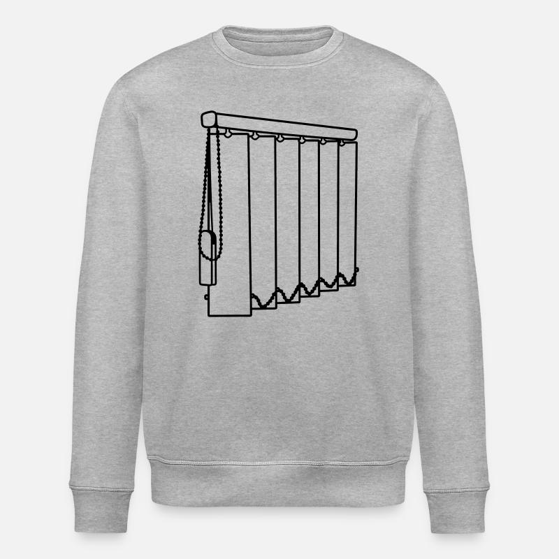 Couvre-fenêtres à lattes transparents - Sweat bio ROLLER Stanley/Stella Unisexe - gris chiné