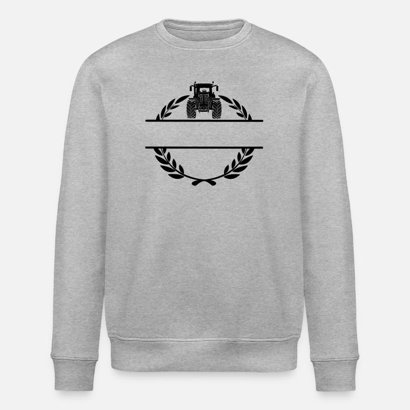 Lorbeerkranz Ackerschlepper - Stanley/Stella Unisex Bio-Sweatshirt ROLLER - Grau meliert