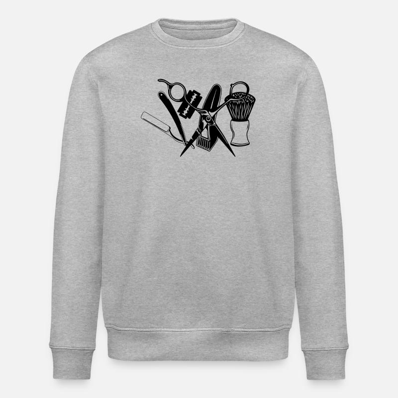 Shaving tools - Stanley/Stella ROLLER Unisex Organic Sweatshirt - heather grey