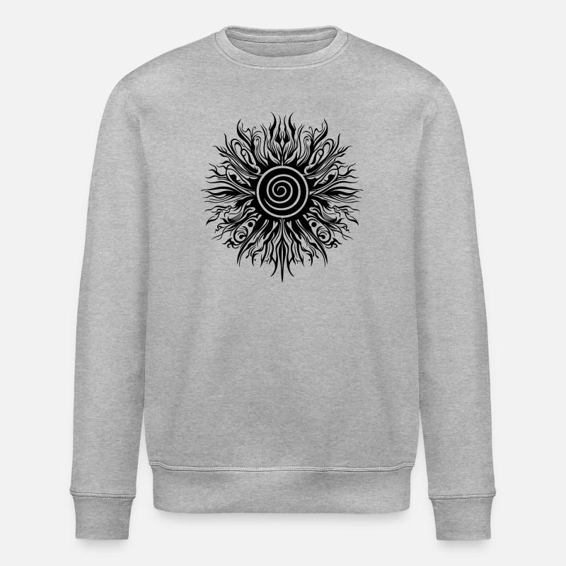 Mittsommer Sonne Sommer - Stanley/Stella Unisex Bio-Sweatshirt ROLLER - Grau meliert
