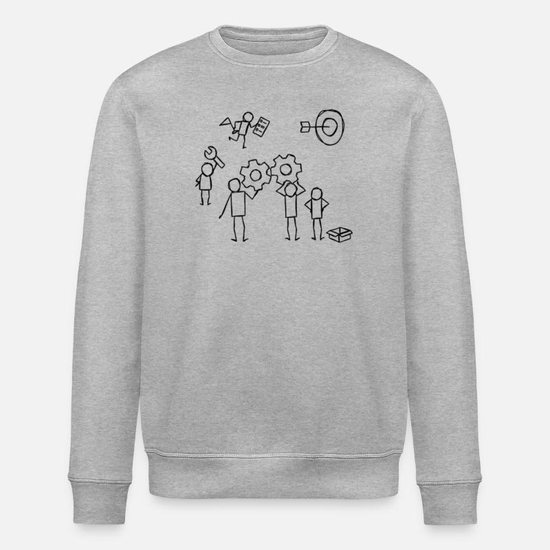 Teamwork - Stanley/Stella ROLLER Unisex Organic Sweatshirt - heather grey