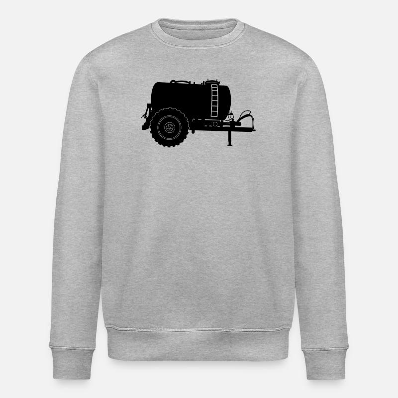 Machine d’élevage de citernes vautours - Sweat bio ROLLER Stanley/Stella Unisexe - gris chiné