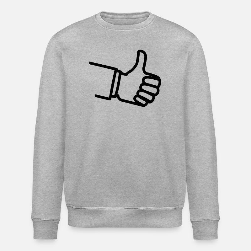 Dicker Daumen - Stanley/Stella Unisex Bio-Sweatshirt ROLLER - Grau meliert