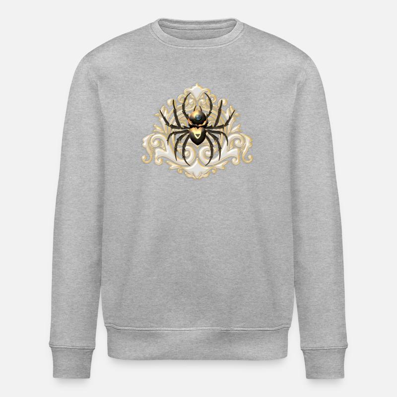 Super araignée steampunk - Sweat bio ROLLER Stanley/Stella Unisexe - gris chiné