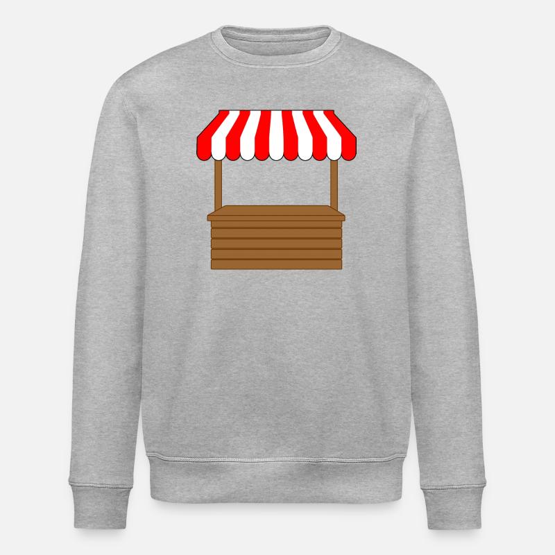Logo des Marktstandes - Stanley/Stella Unisex Bio-Sweatshirt ROLLER - Grau meliert