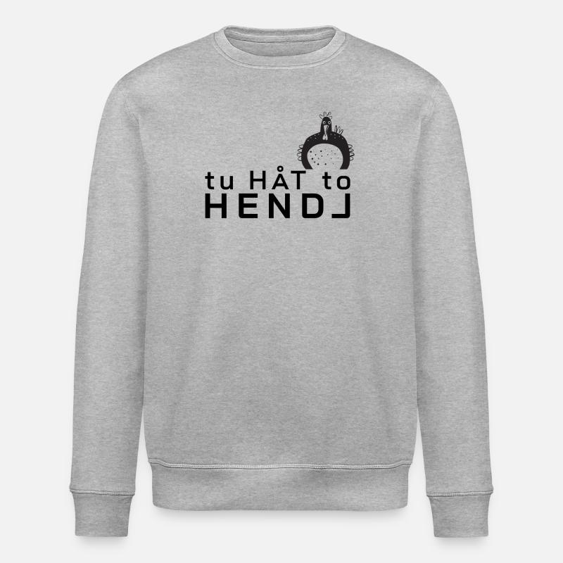 Hendl black2 - Stanley/Stella Unisex Bio-Sweatshirt ROLLER - Grau meliert