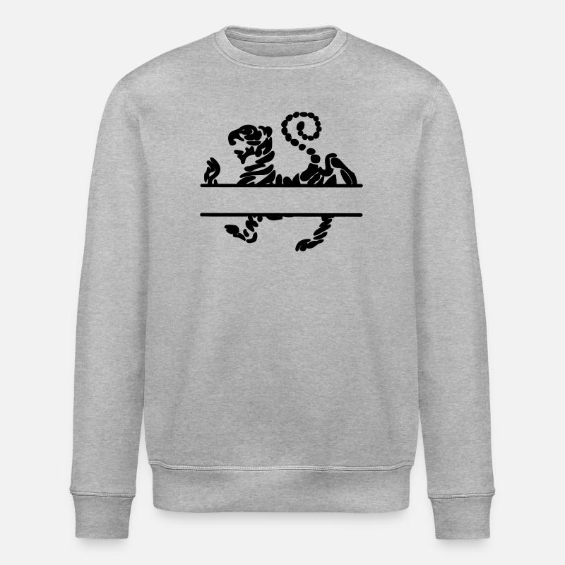 Tiger Shotokan Karate - Stanley/Stella Unisex Bio-Sweatshirt ROLLER - Grau meliert