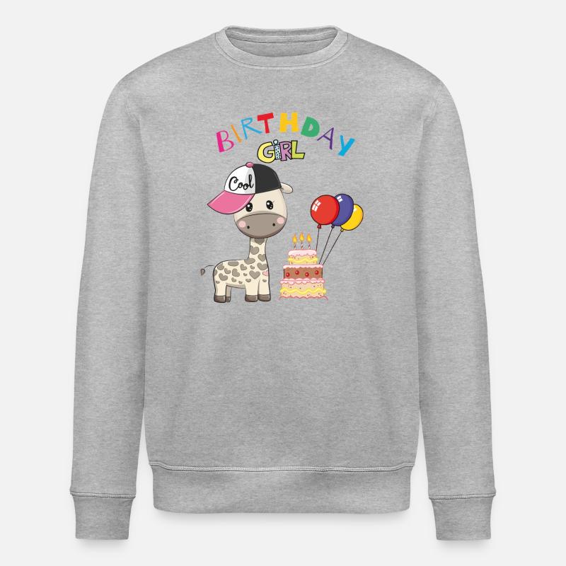 Fille d’anniversaire - Sweat bio ROLLER Stanley/Stella Unisexe - gris chiné