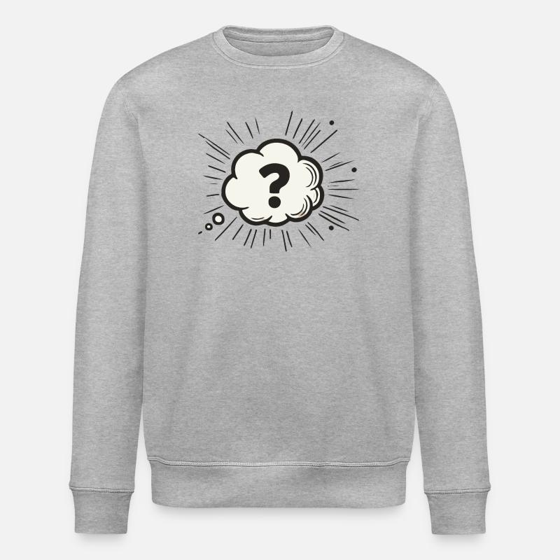 Quête - Sweat bio ROLLER Stanley/Stella Unisexe - gris chiné