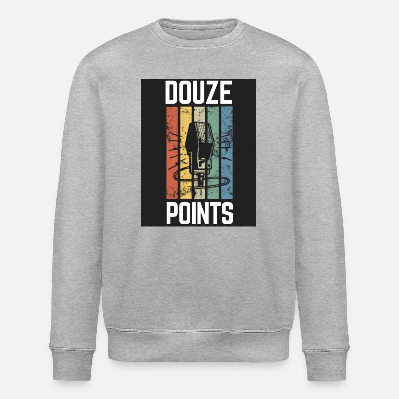 Douze Points Eurovision - Sweat bio ROLLER Stanley/Stella Unisexe - gris chiné