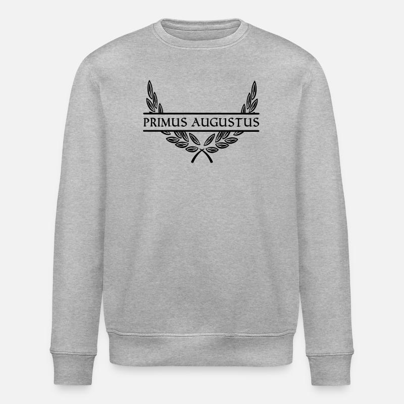 PRIMUS AUGUST Luca - Stanley/Stella Unisex Bio-Sweatshirt ROLLER - Grau meliert