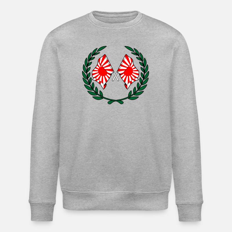 Couronne de victoire du soleil levant - Sweat bio ROLLER Stanley/Stella Unisexe - gris chiné