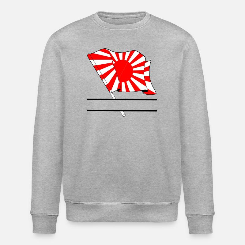 Soleil levant avec espace de noms - Sweat bio ROLLER Stanley/Stella Unisexe - gris chiné