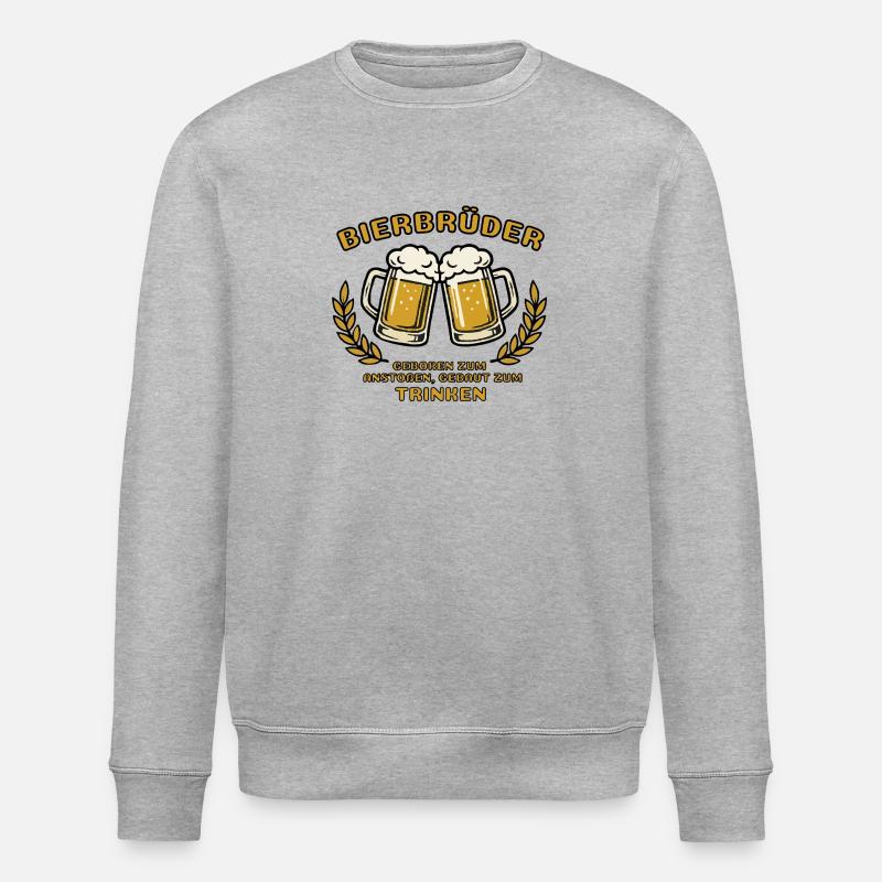 Bierbrüder - Stanley/Stella Unisex Bio-Sweatshirt ROLLER - Grau meliert