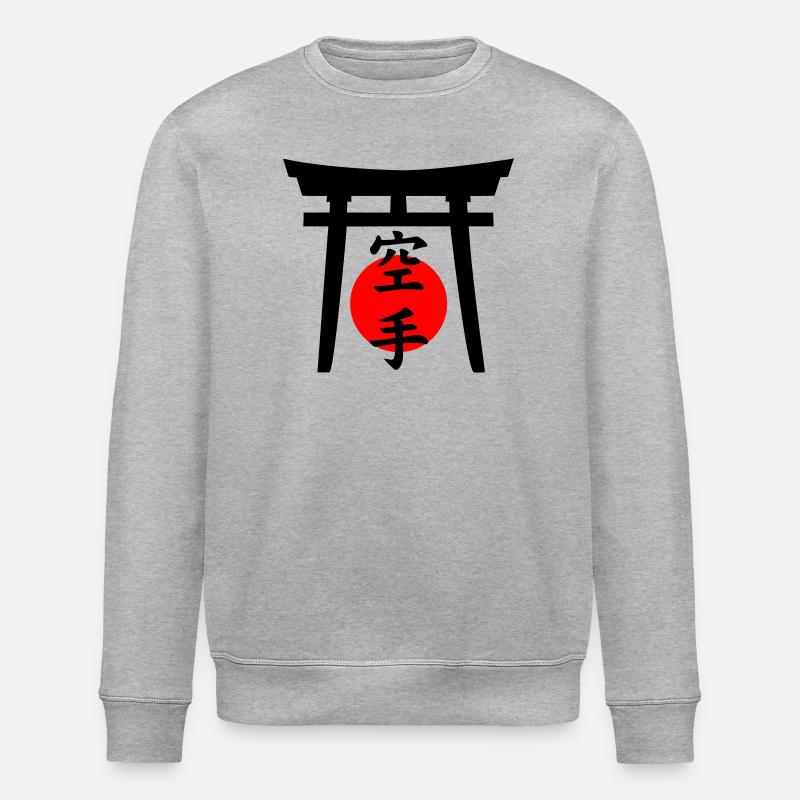 Lettrage de karaté - Sweat bio ROLLER Stanley/Stella Unisexe - gris chiné