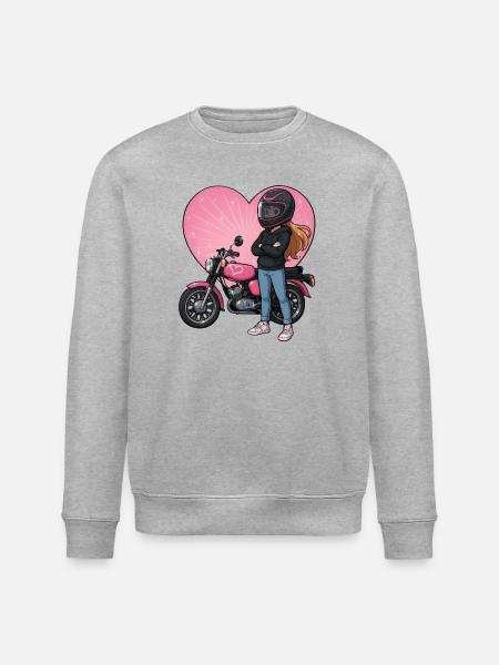 Simsongirl II - Stanley/Stella Unisex Bio-Sweatshirt ROLLER - Grau meliert