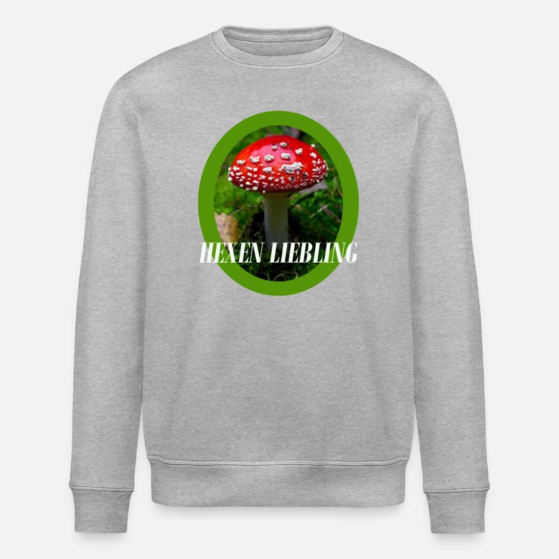 Conception du champignon - Sweat bio ROLLER Stanley/Stella Unisexe - gris chiné