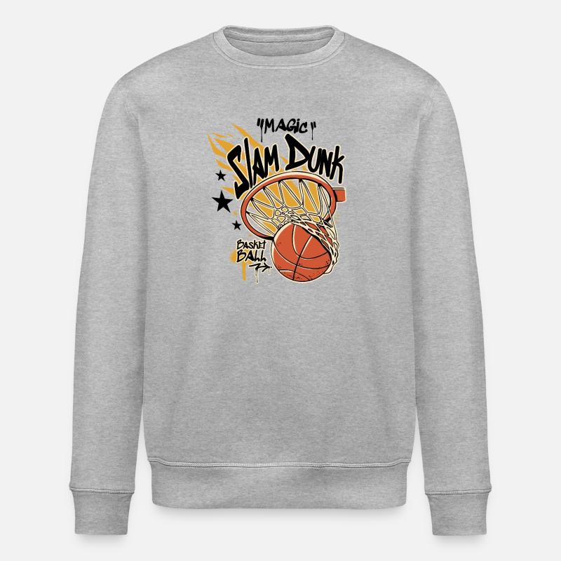 Basket-ball - Slam Dunk - Streetball - Sweat bio ROLLER Stanley/Stella Unisexe - gris chiné