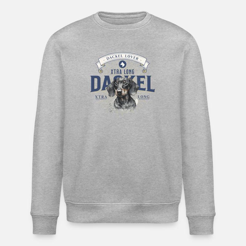 Amant teckel - Sweat bio ROLLER Stanley/Stella Unisexe - gris chiné