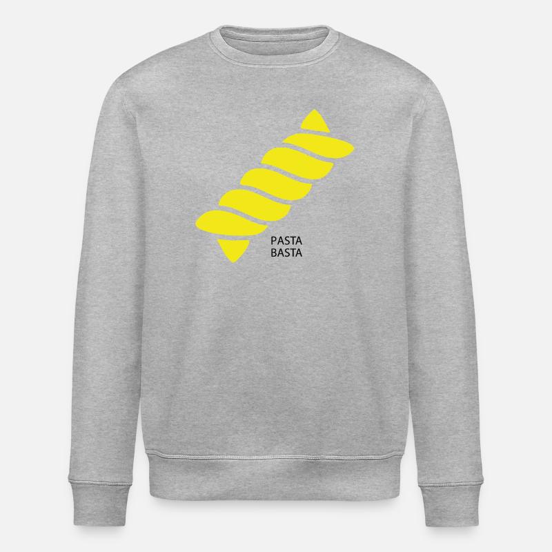 Pasta Basta - Stanley/Stella Unisex Bio-Sweatshirt ROLLER - Grau meliert