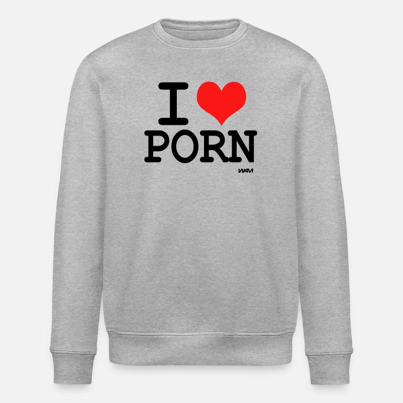 porn - Stanley/Stella Unisex Bio-Sweatshirt ROLLER - Grau meliert